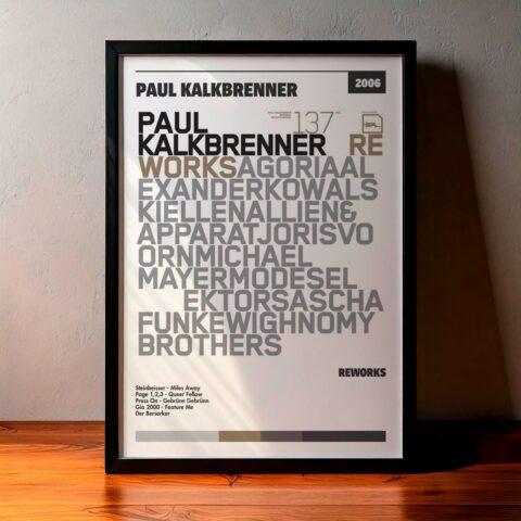 Cuadro Paul Kalkbrenner – Reworks