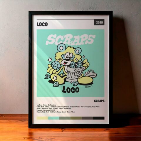 Cuadro Loco – SCRAPS
