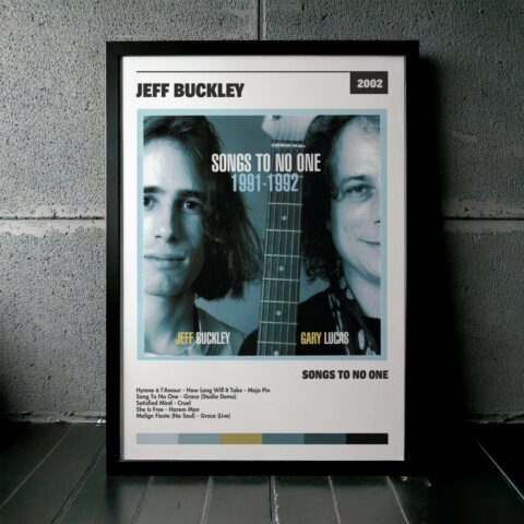 Cuadro Jeff Buckley – Songs To No One