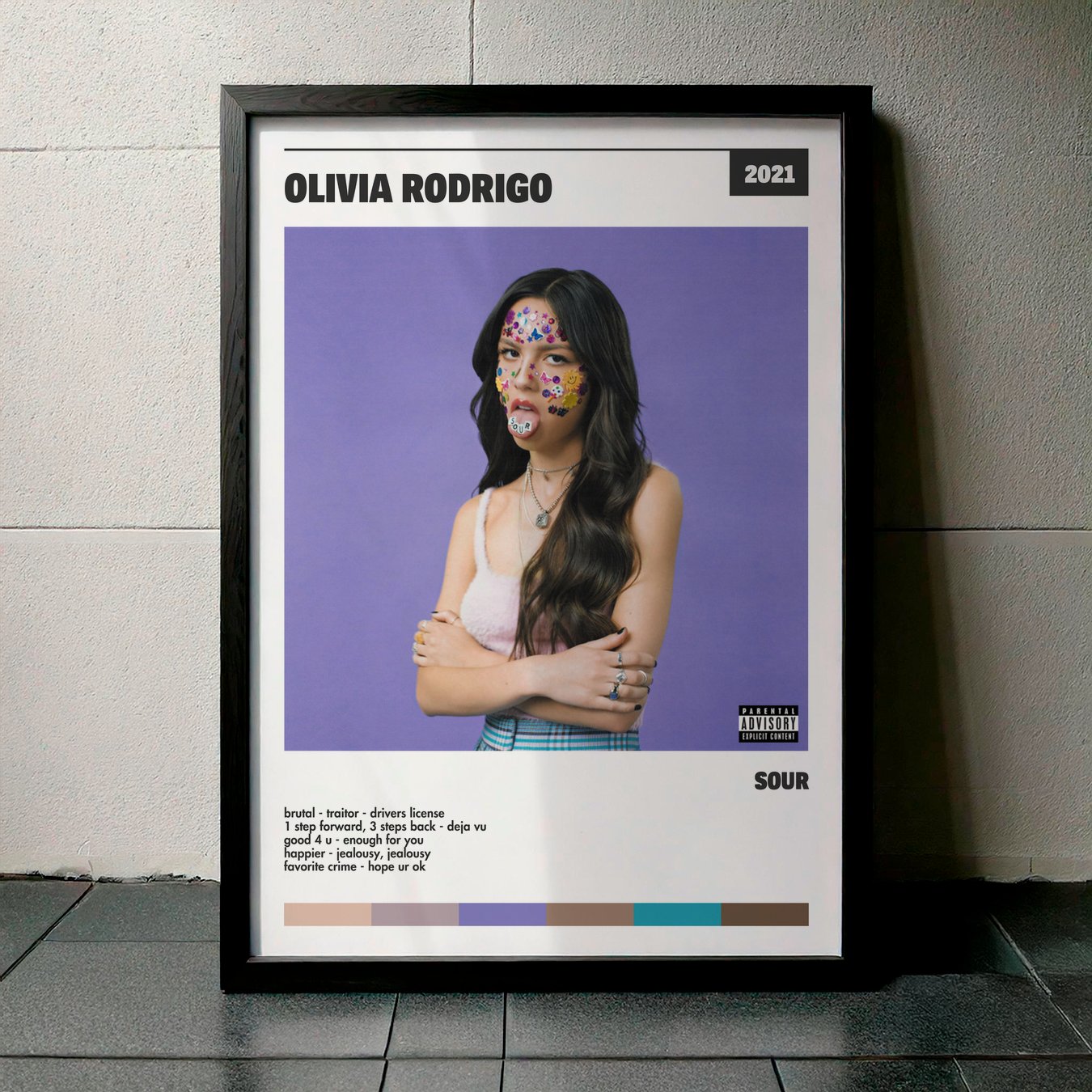 Cuadro Olivia Rodrigo – SOUR