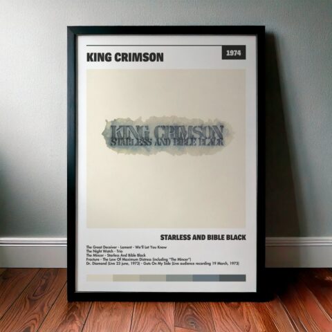 Cuadro King Crimson – Starless And Bible Black