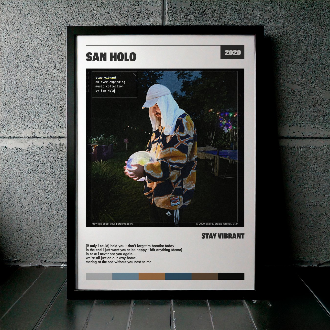 Cuadro San Holo – stay vibrant