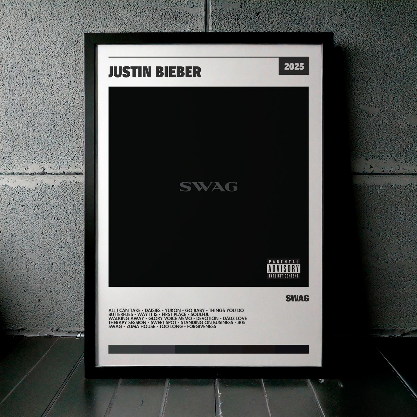 Cuadro Justin Bieber – SWAG