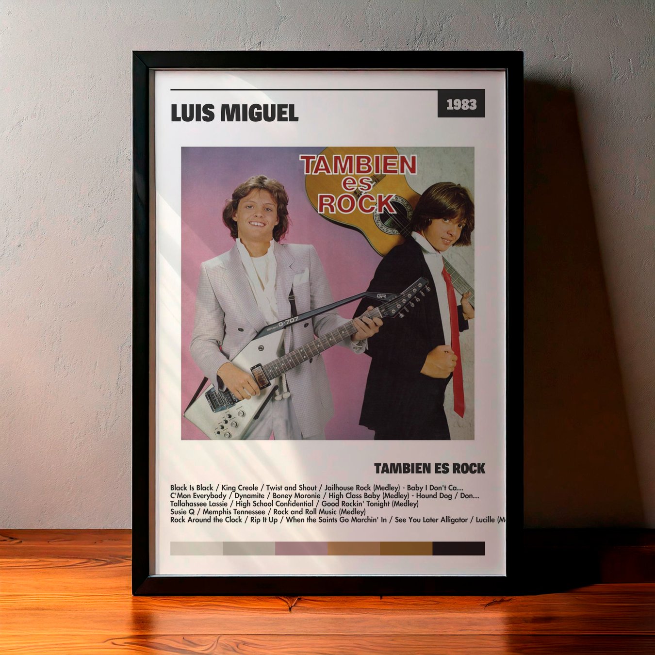 Cuadro Luis Miguel – Tambien Es Rock