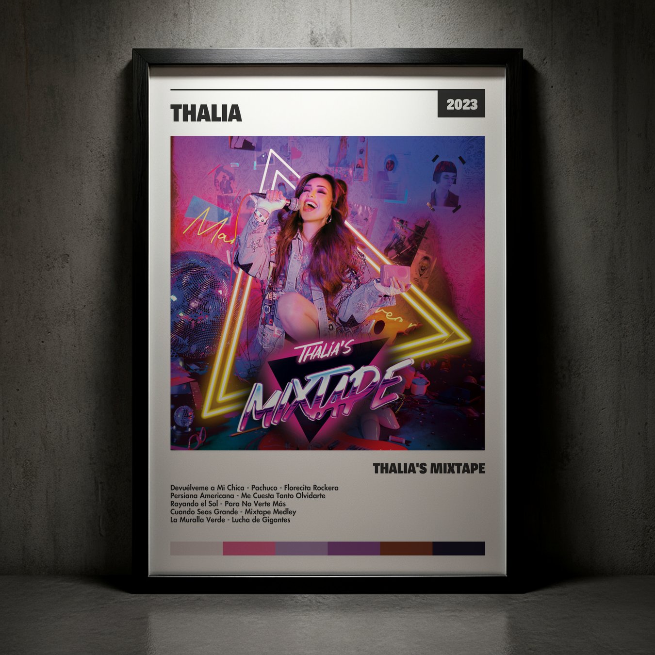 Cuadro Thalia – Thalia's Mixtape