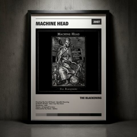 Cuadro Machine Head – The Blackening