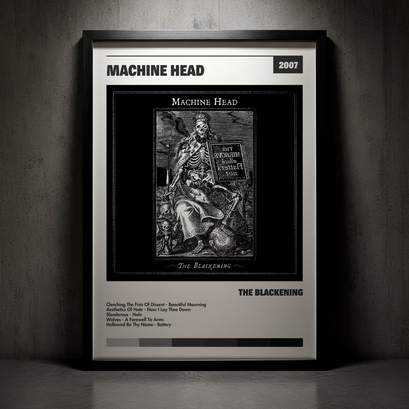 Cuadro Machine Head – The Blackening