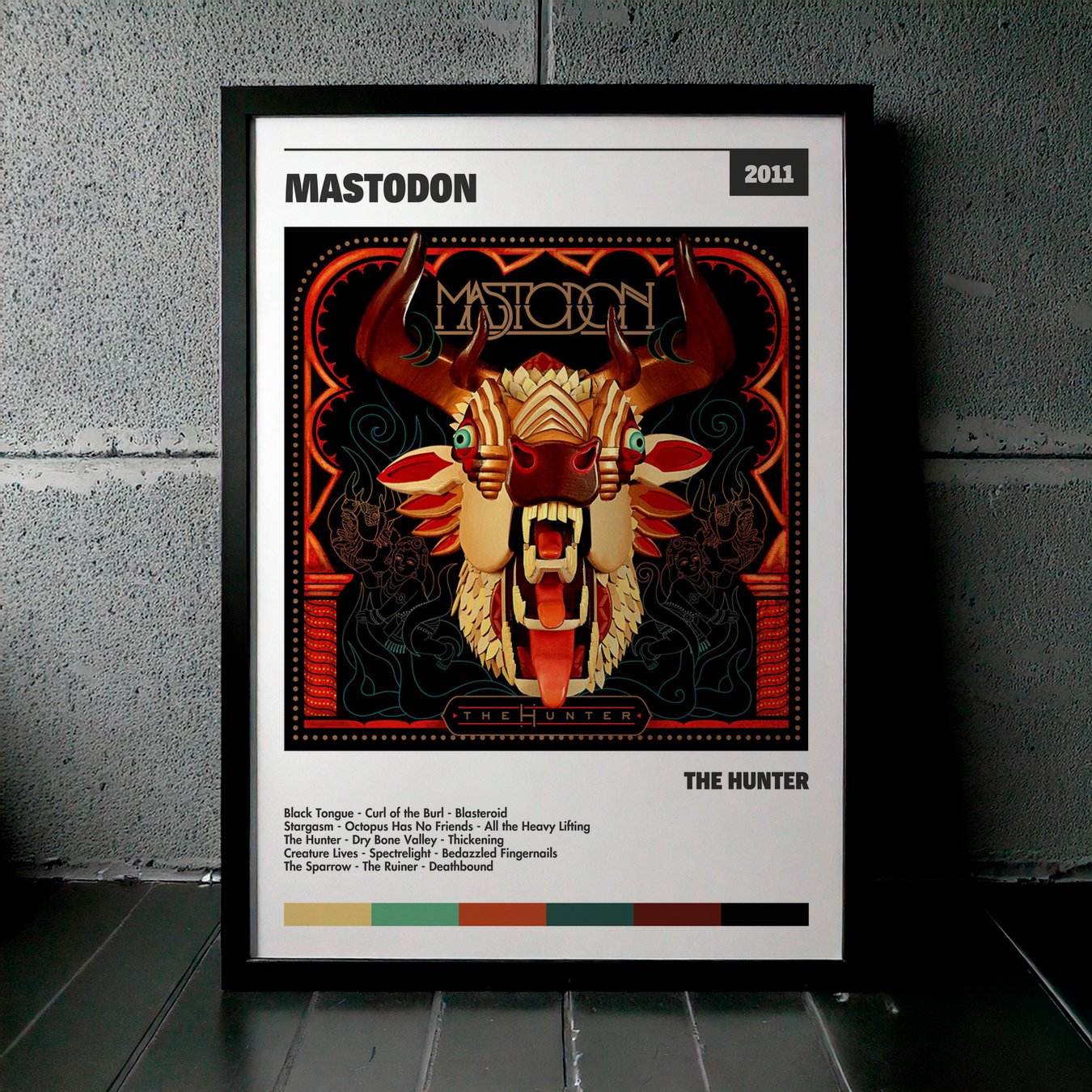 Cuadro Mastodon – The Hunter