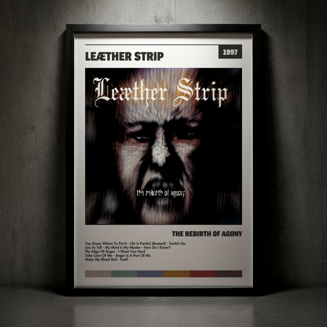 Cuadro Leæther Strip – The Rebirth Of Agony