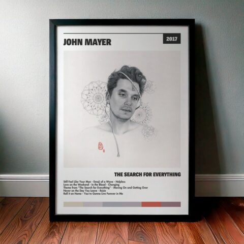 Cuadro John Mayer – The Search for Everything