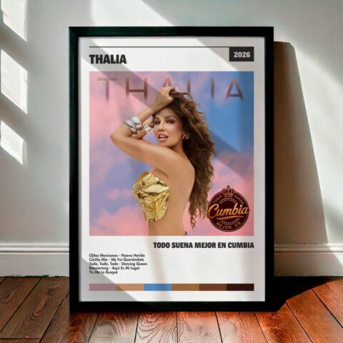 Cuadro Thalia – Todo Suena Mejor En Cumbia
