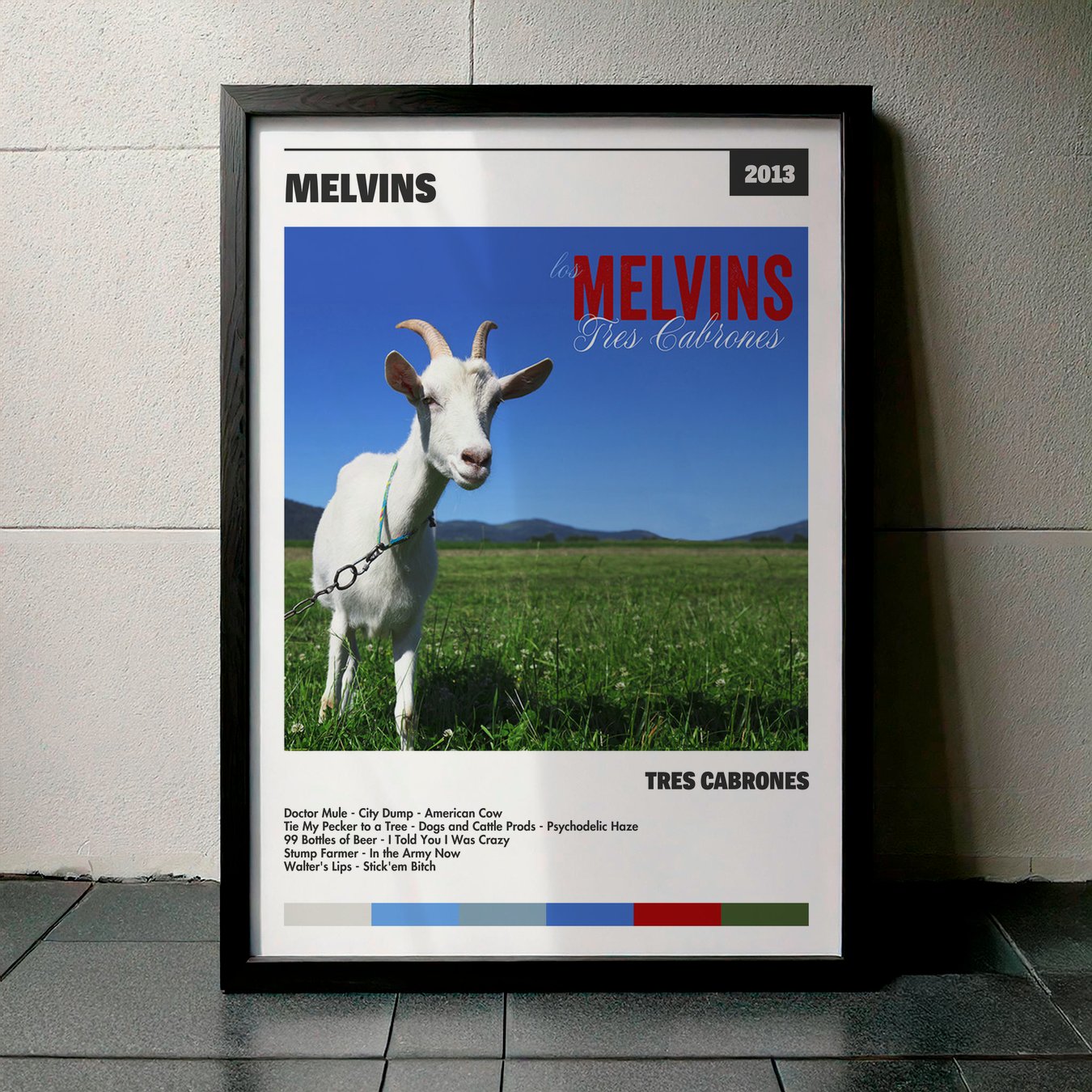 Cuadro Melvins – Tres Cabrones