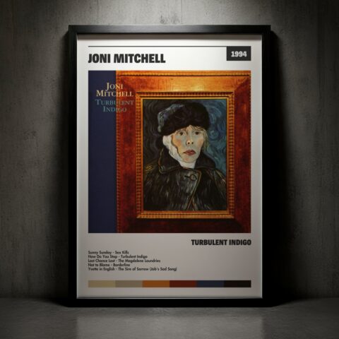 Cuadro Joni Mitchell – Turbulent Indigo