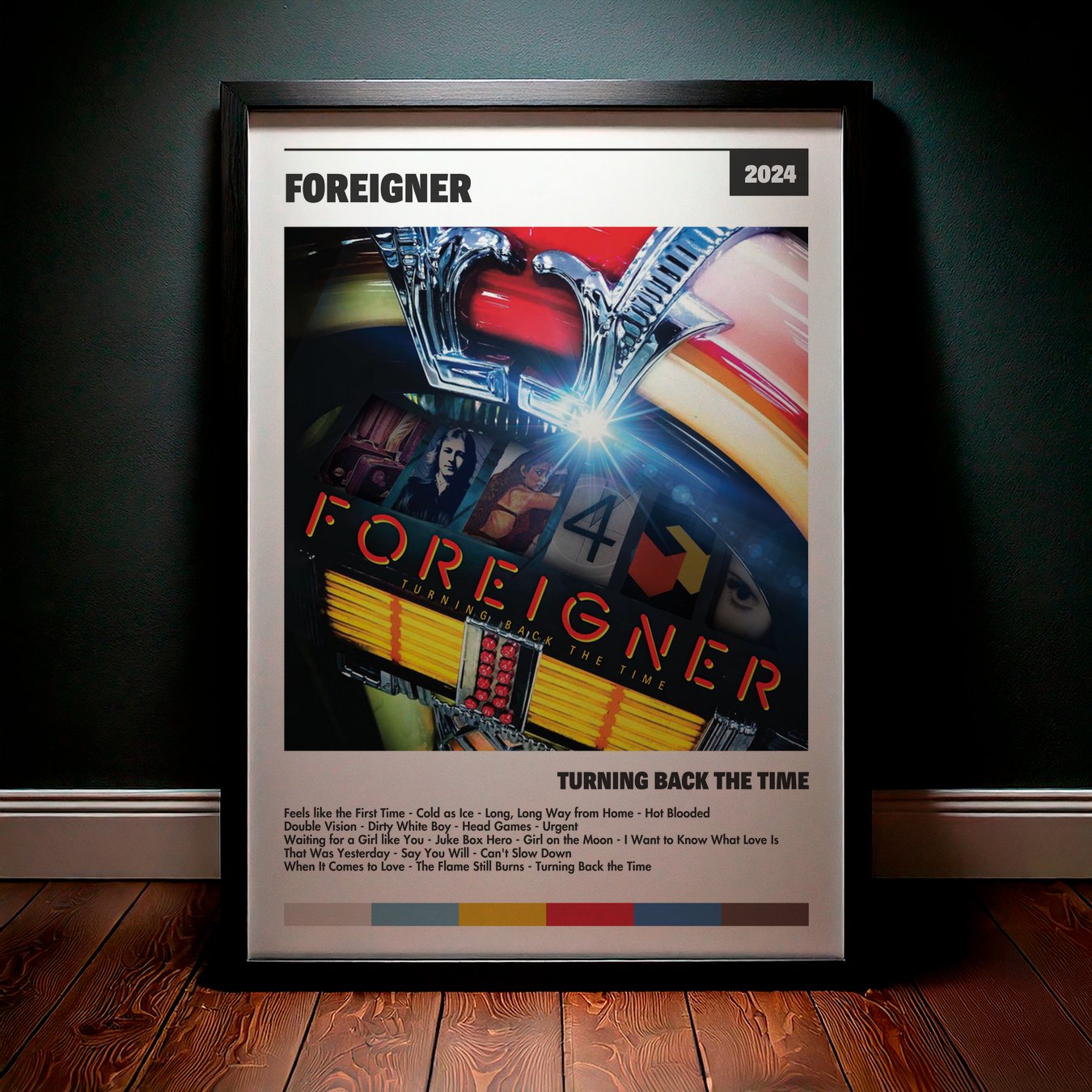 Cuadro Foreigner – Turning Back the Time